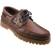 Dockers by Gerli 24DC001-180410 Schnürschuh Leder-Mokkassin, Bootsschuh mit Leder-Schnürung