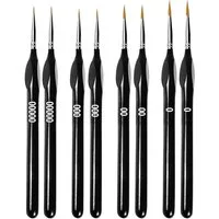 FELIXLEO Pinsel Detail Pinsel Set für Acrylfarben Künstler Modellbau, (24 St)