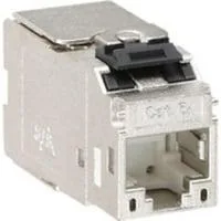Modular Jack RJ45 Kategorie 6A Buchse mit Staubschutz Retail