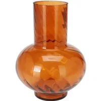 2474U Dekovase Glas-Vase "Helene" mit einem schönen, runden unteren Bereich