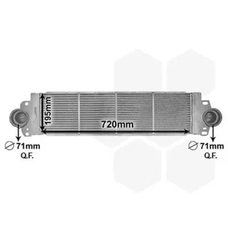 Van Wezel Ladeluftk?hler VW Multivan Transporter T5 TDI 1,9 2,5 + 4motion