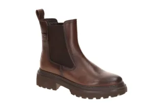 Tamaris 1-25476-47 300 Damen Stiefeletten Braun Glattleder Gummisohle
