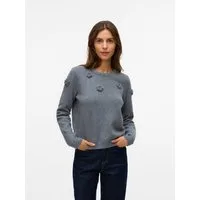 Vero Moda Rundhalspullover VMROSE LS O-NECK PULLOVER BOO