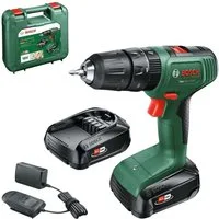 Bosch Home & Garden Akku-Schlagbohrschrauber EasyImpact 18V-40, Inkl. Koffer, mit 2 Akkus 18V/2Ah und Ladegerät