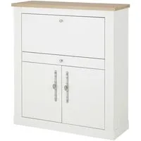 OTTO home Sekretär Westminster, PC-Schrank mit klappbarer Tischplatte, Schreibtisch, Home-Office-Schreibtisch, Monitor-/Laptopfach, mit Kabelkanal