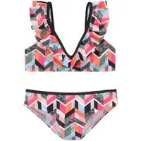 Buffalo Bustier-Bikini mit geometrischem Print