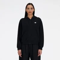New Balance Sweatjacke Sport Essentials French Terry Full Zip mit durchgehendem Reißverschluss, aus Baumwolle und Polyester