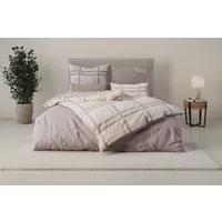 OTTO home Wendebettwäsche Talin, Linon, 2 teilig, ab Gr. 135x200, 100% Baumwolle, Karo-Design, Marke H.I.S. by OTTO home
