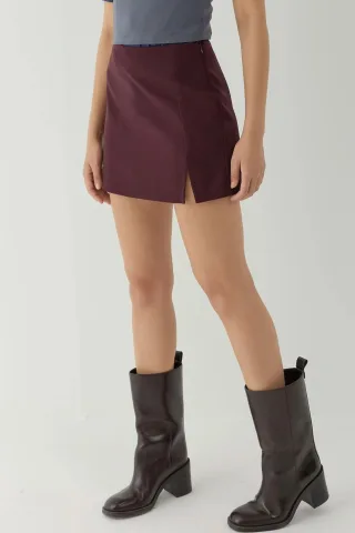 Skorts mit Schlitz