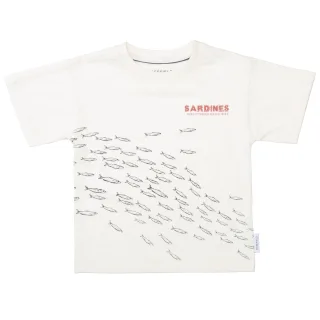 BASEFIELD - Kn.-T-Shirt white nature - Gr. - 98