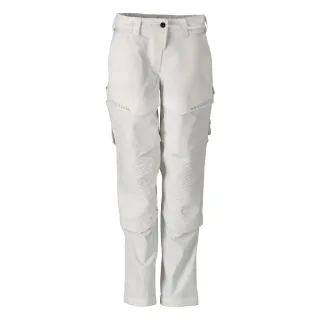 MASCOT Damen Hose mit Knietaschen CUSTOMIZED Weiß 56 - 22078-605-06-82C56