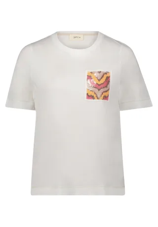 CARTOON - Halbarm-Shirt patch cream/rosé - Gr. - 42