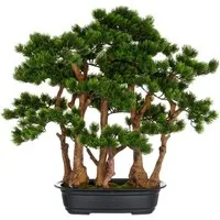 Kunstbonsai Bonsai Kiefer, Creativ green, Höhe 60 cm, mit detailgetreuer Gestaltung