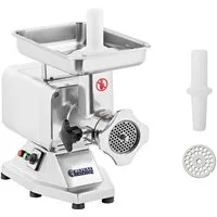 Royal Catering Fleischwolf 220 kg/h Edelstahl Ladenwolf 1100 W Metzgerei Elektrisch Gastro, 1100 W