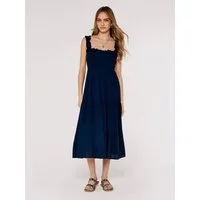 Apricot Midikleid Midikleid mit Smockdetails