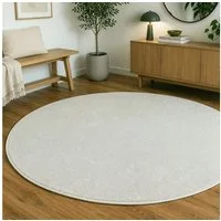 Steffensmeier Teppich Levanto Rund, rund, Kurzflor Teppich, Wohnzimmer
