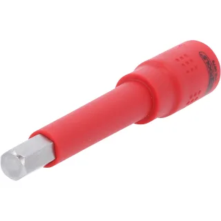 KS Tools 3/8" Isolierte Bit-Stecknuss Innensechskant, 122mm - 118.3876