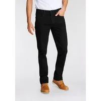 AJC Straight-Jeans gerade geschnitten, Used-Look-Waschung, niedrige Leibhöhe