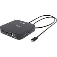 USB-C Dual HDMI Docking Station, Dockingstation schwarz, Power Delivery 100 W, HDMI