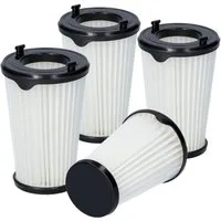 McFilter HEPA-Filter 4 Stück, Zubehör für AEG CX7-2 QX8 ERGORAPIDO, AEG Electrolux Juno Zanker Zanussi 9001683755, passgenau, wie AEF150