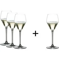 RIEDEL THE WINE GLASS COMPANY Champagnerglas Extreme Rosé/Champagner 4er Set, Kristallglas