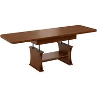 designimpex Couchtisch DA-777 höhenverstellbar ausziehbar 120/200 cm Esstisch Wohnzimmer, Funktionstisch, Wohnzimmertisch, Tisch, Esstisch, Sofatisch, Schublade