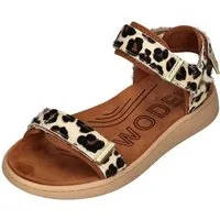 WODEN LINE ANIMAL WL673 Sandale Leopard