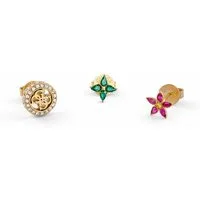 Guess Paar Ohrstecker JUBE06038JWYGMCT/U, Damen- 3er-Set Goldfarben