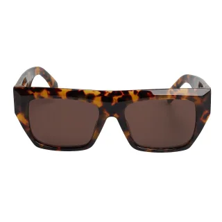 Damen Übergroße Rechteckige Sonnenbrille PERI052S24PLA0016064