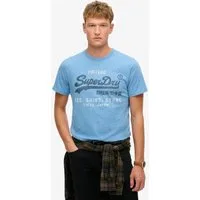 Superdry Rundhalsshirt VL CLASSIC RELAXED TEE aus Baumwollmischung, in Single Jersey, Relaxed Fit, ohne Kragen