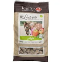 Kieffer Leckerli Apfel, natürlicher Leckerbissen für Pferde, 1 kg, Snack für: Pferd