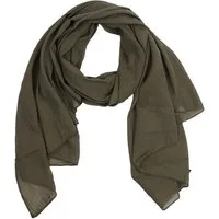 MIRROSI Modeschal Asymmetrischer Schal, Made in Italy 20% Seide 80% Baumwolle, (ca. 170x77cm, Leicht und bequem, Unifarbe), Damen Halstuch ideal für Frühling, Sommer und Herbst