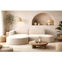 Kaiser Möbel Ecksofa Designer MODENA STUDIO L stoff Cord, Ecksofa, Cord Sofa, L-Form, Links/Rechts wählbar