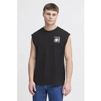 !Solid Rundhalsshirt SDOlav Lässiges Tanktop mit Backprint