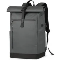 Inateck Laptoprucksack RollTop Rucksack Herren Damen 25L-30L Schulrucksack, rucksack wasserdicht