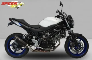 Sport Auspuff Bodis P-TEC IIN Edelstahl Black Suzuki SFV 650 Gladius/SV 650 Bj.2016-2025 EURO4/5/5+
