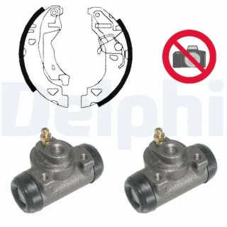 Delphi Bremsbacken vormontiert hinten Fiat Punto Lancia Y