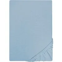 Castell - Markenbettwäsche Spannbettlaken Jersey in Gr. 90x200, 140x200 oder 180x200 cm, Jersey, Gummizug: rundum, (1 Stück), aus Baumwolle, für Matratzen bis 22 cm Höhe, Bettlaken, Spannbetttuch