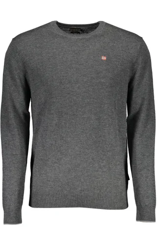 Merinowoll-Pullover mit Rundhalsausschnitt