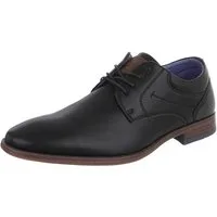 Coolwalk Herren Schnürschuh elegant für Business und Alltag Schnürschuh (91917891) Blockabsatz Business-Schuhe in Schwarz