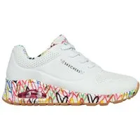 Skechers Skechers – Street Uno Loving Love – Weiß Schnürschuh