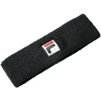Fila Stirnband Flexby (Baumwolle) schwarz - 1 Stück