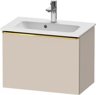 Duravit D-Neo Waschtischunterbau wandhängend Taupe Matt 610x372x440 mm - DE4268034910000 DE4268034910000