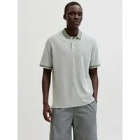 Jack & Jones Poloshirt JPRBLUALVES SS POLO SN mit Logo Stickerei