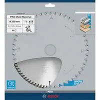 PRO Multi Material Kreissägeblatt, Ø 250mm, 80Z Bohrung 30mm, für Kapp- & Gehrungssägen