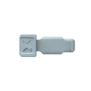 KNIPEX ColorCode Clips grau (10 Stück) 21 mm grau - 006110CS