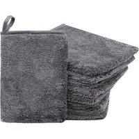 ZOLLNER Waschlappen, (9-St), 16 x 21 cm, 100% Polyester, vom Hotelwäschespezialisten