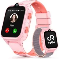 Ralio R5 Ultra 2026 4G Smartwatch Kinder mit GPS, 2+16 GB Großem Speicher Smartwatch (2MP Front + 5MP Rück, mehrere Sportmodi cm/1,72 Zoll) 900mAh Akku, SOS, Schulmodus, ideale Kinderuhr für Jungen und Mädchen 5–16 Jahre