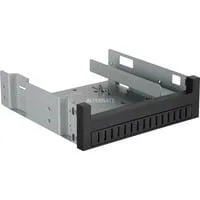 5.25" Einbaurahmen für 1 x 5.25" Slim Laufwerk schwarz, + 1x 2.5" oder 3.5" HDD