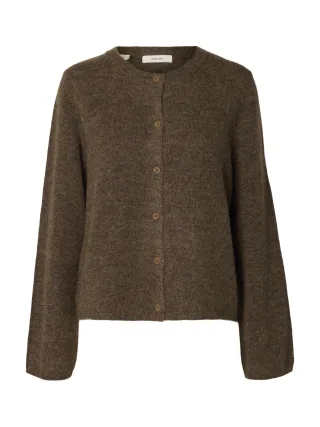 selected women - SLWLULU NEW LS KNIT CARDIGAN NOOS - Gr. - S